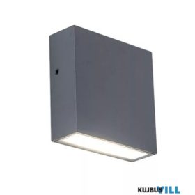   LUTEC 510400118 LED Kültéri fali lámpa 9,5W 4000K IP54 szürke Gemini XF