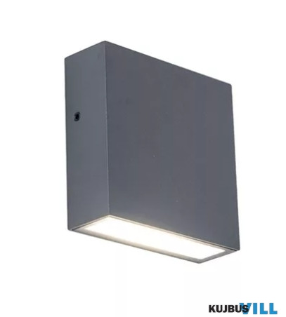 LUTEC 510400118 LED Kültéri fali lámpa 9,5W 4000K IP54 szürke Gemini XF