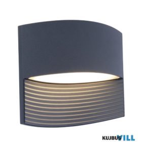   LUTEC 5193201118 LED Kültéri fali lámpa 11W 3000K IP54 grafitszürke Lotus
