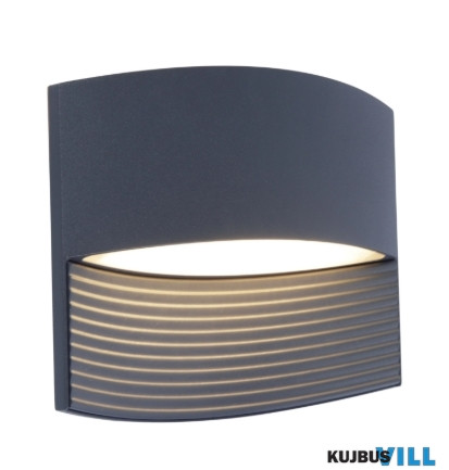 LUTEC 5193201118 LED Kültéri fali lámpa 11W 3000K IP54 grafitszürke Lotus
