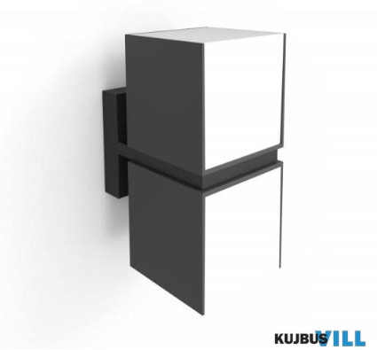 LUTEC 5193801118 LED Kültéri 2fejes fali lámpa 19W 3000K IP54 grafitszürke Cuba