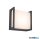 LUTEC 5195401118 LED Kültéri mini fali lámpa 7,8W 3000K IP54 szürke Qubo