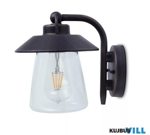 LUTEC 5264201213 Cate Kültéri falikar 40W E27 IP44 rozsdabarna