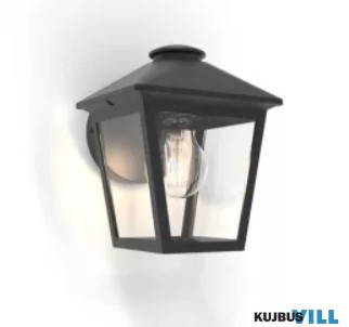LUTEC 5294502012 Kültéri falikar 40W E27 IP44 fekete Zago