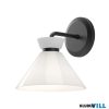 Elstead ALM-HALSTON-1WB-BK Falikar  1XE14 max. 40W
