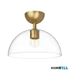 Elstead ALM-JUDE-SF-GD-CL Mennyezeti lámpa 1xE27 max. 60W