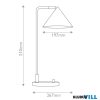 Elstead ALM-REMYCK-TL-GD Asztali lámpa 1xE27 max. 60W