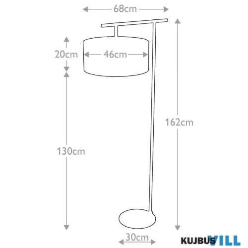 Elstead BALANCE-FL-BRPB állólámpa 1xE27 max. 60W