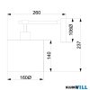 Elstead BALANCE1-BRPB falikar 1xE27 max. 60W