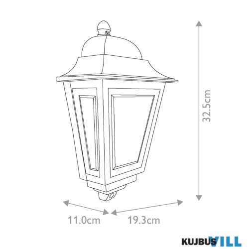 Elstead DECO-LANE7-CREAM kültéri fali lámpa 1xE27 max. 60W