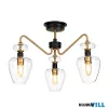 Elstead DL-ARMAND-SF3-AB mennyezeti lámpa 3xE14 max.40W