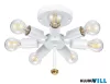 Elstead DL-FLETCHER34-7LT-IV-AB mennyezeti lámpa 7xE27 max.60W
