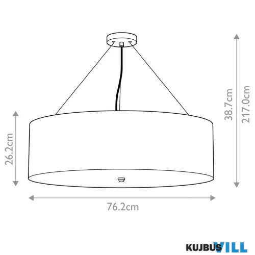Elstead DL-PEARCE30-7LT-IV-AB függeszték 7xE27 max.60W