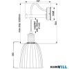 Elstead DOUILLE1-BPB fali lámpa 1xE27 max.60W