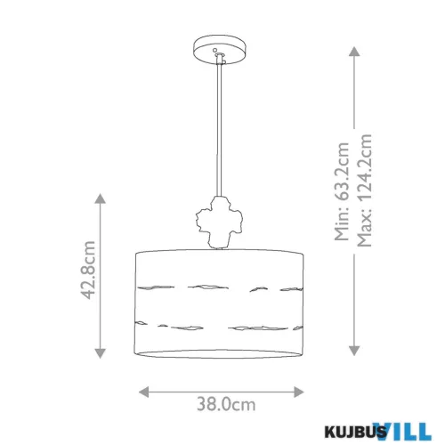 Elstead FB-FRAGMENT-G-PL függeszték 1xE27 max.60W