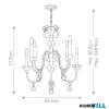 Elstead FB-MIGNON8 csillár 8xE14 max.40W