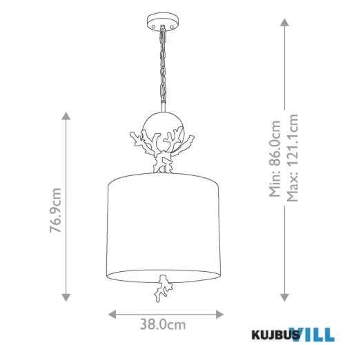 Elstead FB-TRELLIS-P függeszték 1xE27 max.60W