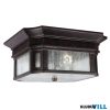 Elstead FE-FEDERAL-F Kültéri mennyezeti lámpa 2xE27 max.60W