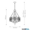 Elstead FE-MARCELLA-P függeszték 3xE27 max.60W