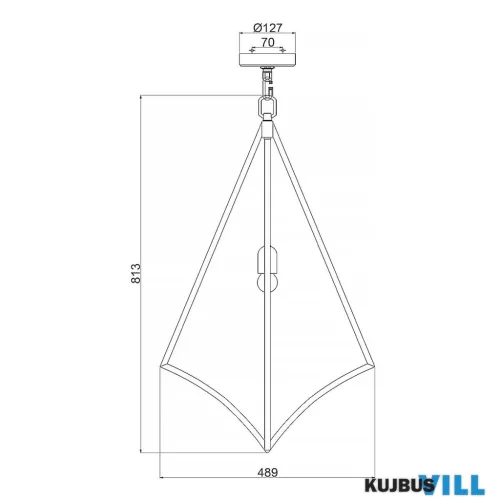 Elstead FE-NICO-P-L-BB függezték 1xE27 max.60W