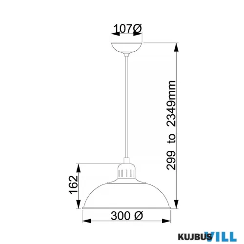Elstead FRANKLIN-P-CR Függeszték 1xE27 max.60W
