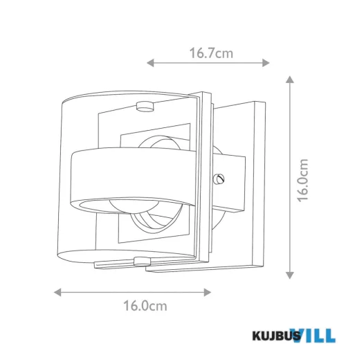 Elstead FRIDA-S 1 Kültéri Falilámpa IP54 E27 1x60W