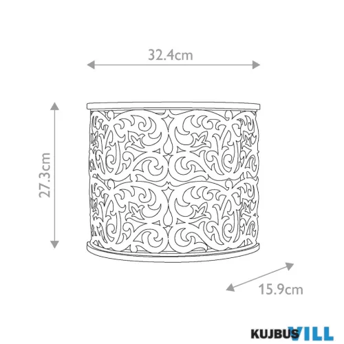 Elstead HK-CARABEL2 fali lámpa 2xE14 max.40W