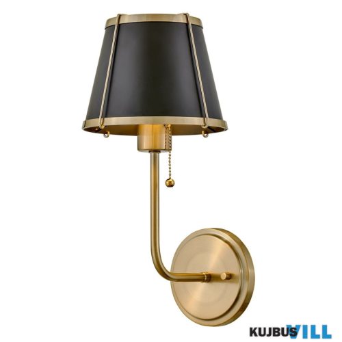 Elstead HK-CLARKE1-BR-BK Fali lámpa
