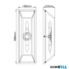 Elstead HK-FULTON2 fali lámpa 2xE14 max.60W
