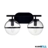 Elstead HK-HOLLIS2-C-BK-BATH Falikar 2xE14 max.40W