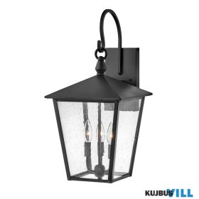   Elstead HK-HUNTERSFIELD2-L-BK kültéri falikar 3xE14 max.40W