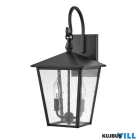   Elstead HK-HUNTERSFIELD2-M-BK kültéri falikar 2xE14 max.40W