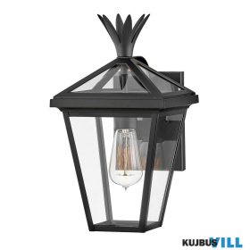 Elstead HK-PALMA-S-BK kültéri fali lámpa 1xE27 max.60W