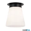 Elstead KL-ALBERS-F-T-BK Mennyezeti lámpa 1xE27 max.40W