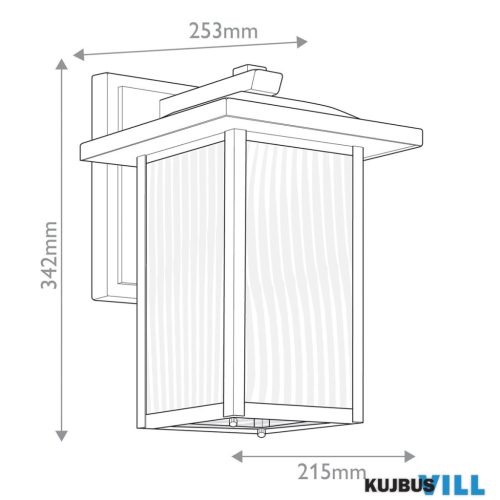 Elstead KL-CAPPANNA-M-BKT kültéri fali lámpa 1xE27 max.60W