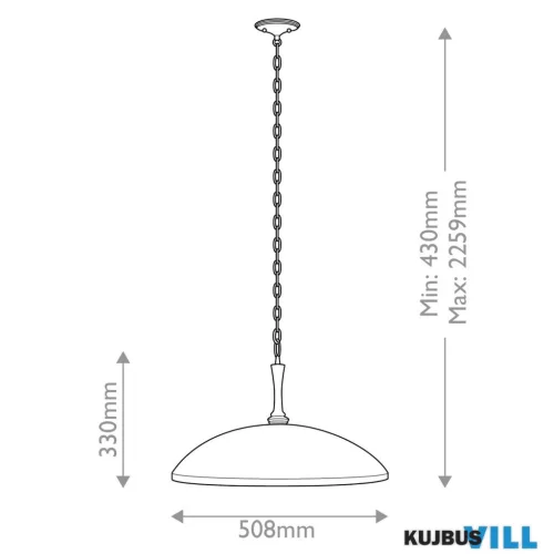 Elstead KL-DELAROSA-P-BK Függeszték 1xE27 max.60W