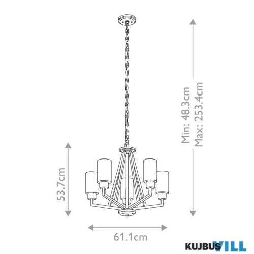 Elstead KL-DERYN5-NBR függeszték 5xE27 max.60W