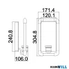 Elstead KL-IMAHN1 Fali lámpa 1xE27 max.60W