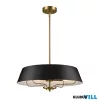 Elstead KL-LUELLA-4P-BKB Mennyezeti lámpa állitható 4xE14 max.60W