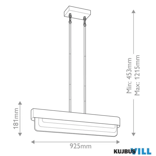 Elstead KL-SERENE-LED-LP-92-NBR LED Függeszték 40W 3000K 2400lm