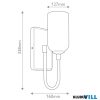 Elstead KL-SOLIA-1W-CPZB falikar