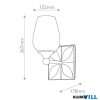 Elstead QN-EPSILON-1WB-AB-O Falikar IP44