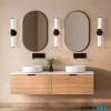 Elstead QN-FACET-LED2-BK-BATH LED Falikar IP44 12W 3000K 2160lm