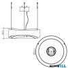 Elstead QN-HORIZON-RING-LED-60-TEAK Függeszték