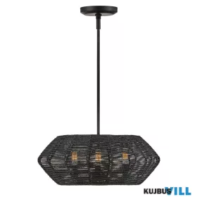   Elstead QN-LUCA-P-S-BK-BK Függeszték/Mennyezeti lámpa 3xE14 max.40W