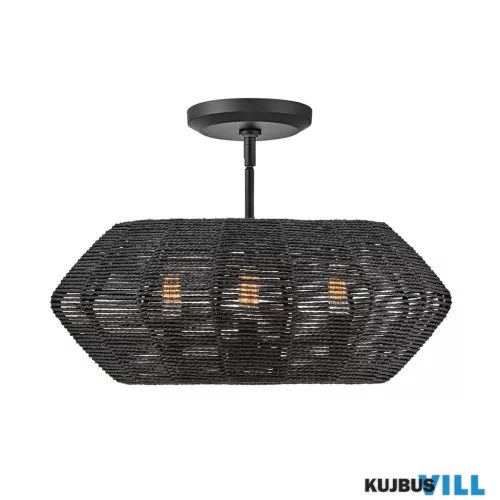 Elstead QN-LUCA-P-S-BK-BK Függeszték/Mennyezeti lámpa 3xE14 max.40W