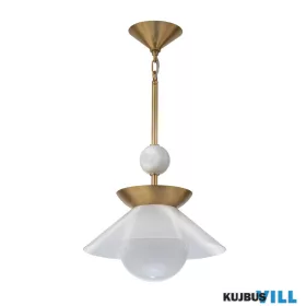 Elstead QN-SAUCER-1P-M-AB-OPAL Függeszték 1xE27 max.40W