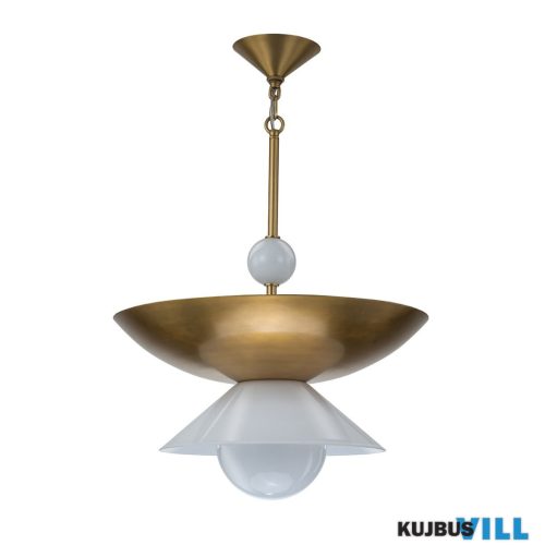 Elstead QN-SAUCER-4P-L-AB-OPAL Függeszték