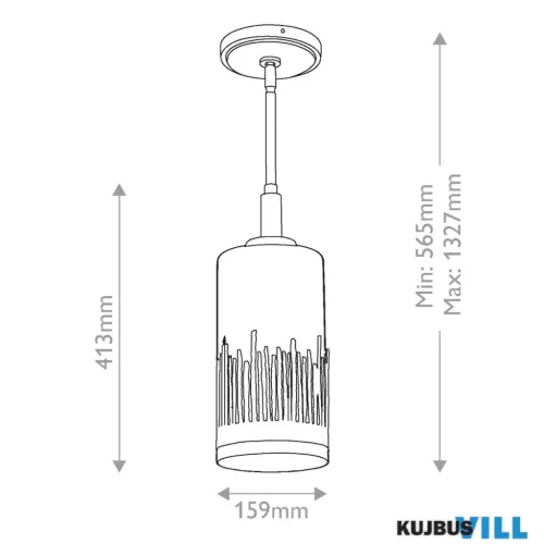 Elstead QN-SAWGRASS-MP-DG-O Függeszték 1xE27 max.60W