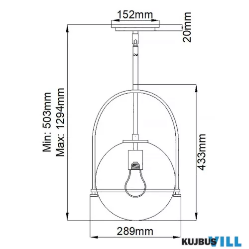 Elstead QN-SOMERSET-P-C-HB Függeszték  1xE27 max.60W